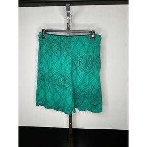 Nike Shorts Men XL Green Black Athletic Basketball Training Pockets
